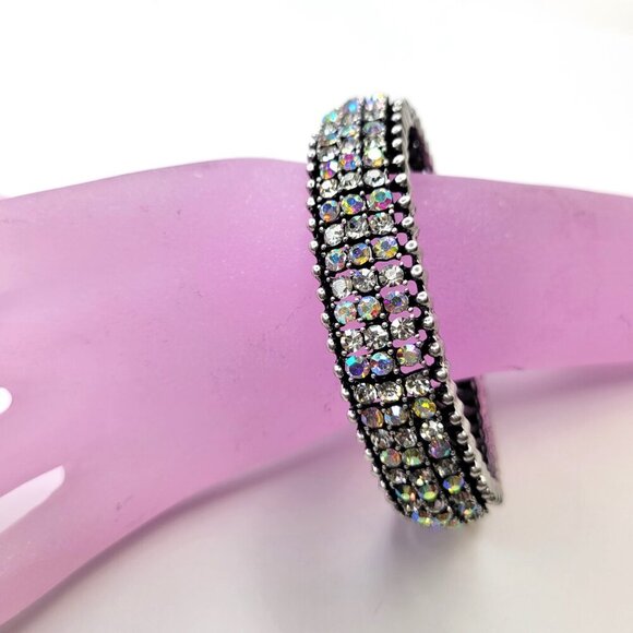 Sparkling Crystal Cuff Bracelet - Picture 7 of 7